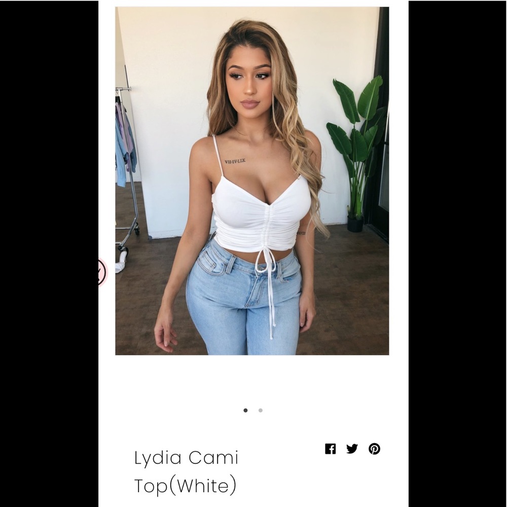 Lydia Cami Top (White)